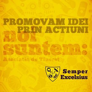 Banner asociatia de tineret SEMPER EXCELSIUS Arad