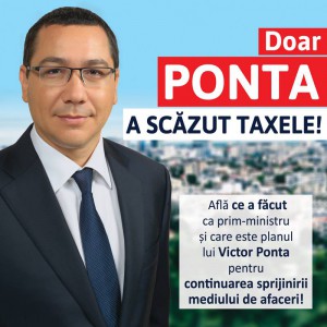 victor ponta a scazut taxe